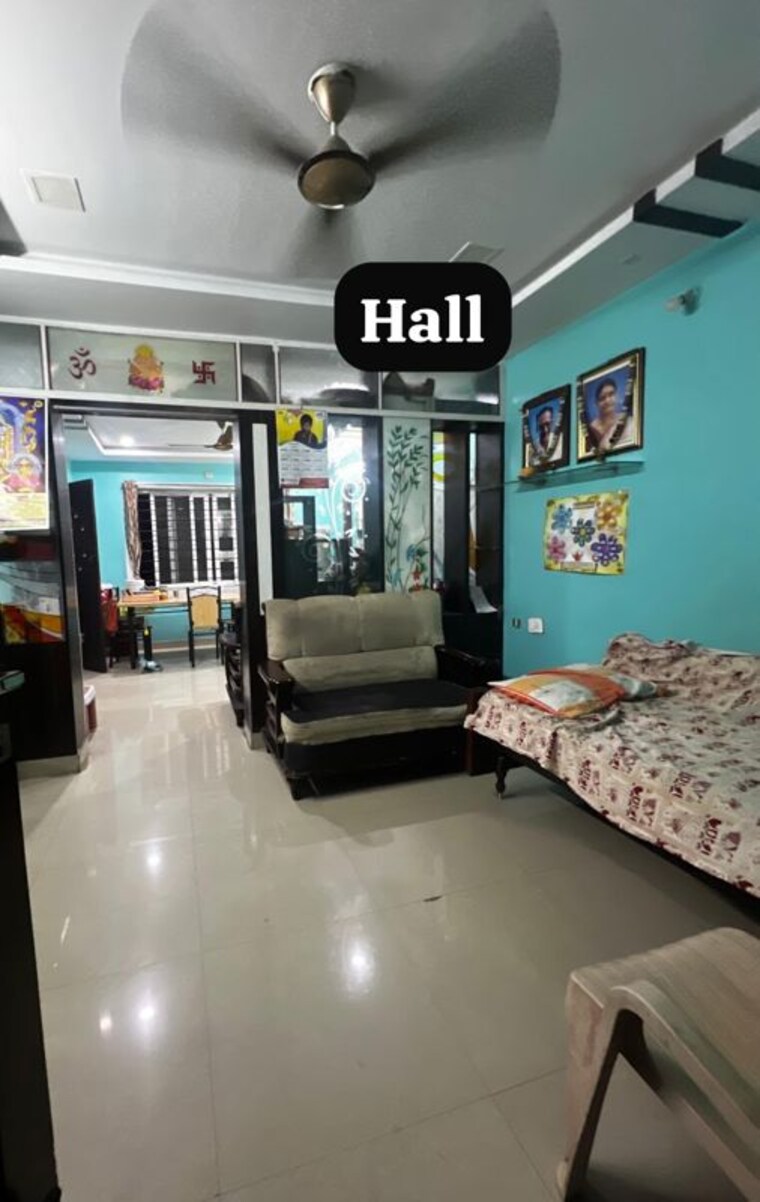 Living Room, anuhar-colors 2 Bedroom 1100 Sq.Ft. Apartment In Manikonda Hyderabad 10428258