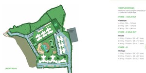 Master Plan in 2.5 BHK Apartment at Neelkanth Palms, Kapur Bawdi – for Rent