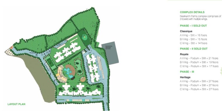 Master Plan, neelkanth-palms 2.5 Bedroom 980 Sq.Ft. Apartment In Kapur Bawdi Thane 10424783
