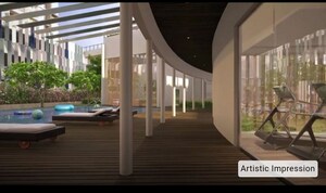 Building Lobby in 3 BHK Apartment at Eldeco Terra And Sol, Sector 80 – for Sale