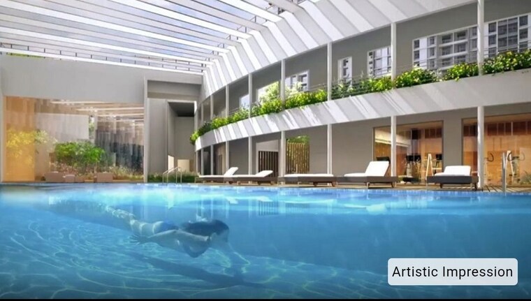 Swimming Pool, eldeco-terra-and-sol 3 Bedroom 2100 Sq.Ft. Apartment In Sector 80 Gurgaon 10428425