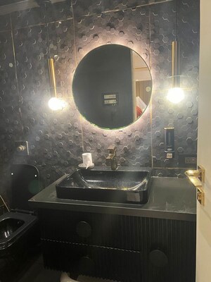 Bathroom in 3 BHK Apartment at Dynamic Panchsheel Heights, Kandivali West – for Sale