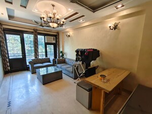 Living Room in 3 BHK Builder Floor at Chittaranjan Park – for Sale