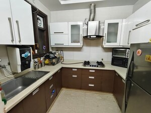 Kitchen in 3 BHK Builder Floor at Chittaranjan Park – for Sale