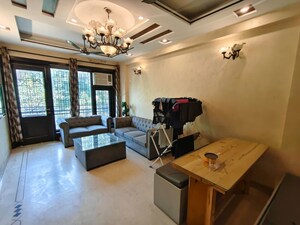 Living Room in 3 BHK Builder Floor at Chittaranjan Park – for Sale