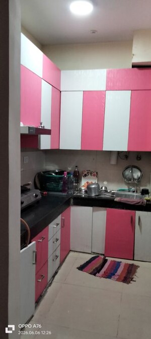 Kitchen in 2 BHK Apartment at Nitishree Aura Chimera, Raj Nagar Extension – for Sale