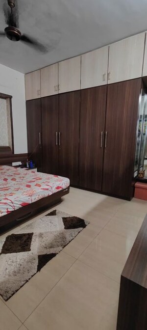 Bedroom in 3 BHK Apartment at Unique Twins Tower CHS, Kharghar Sector 20 – for Rent