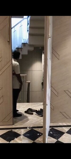 Staircase in 4 BHK Builder Floor at Greater Kailash I – for Rent