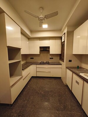 Kitchen in 3 BHK Builder Floor at Chirag Enclave – for Rent