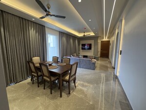 Living Room in 3 BHK Apartment at Prestige Fairfield, Rmv 2nd Stage – for Rent