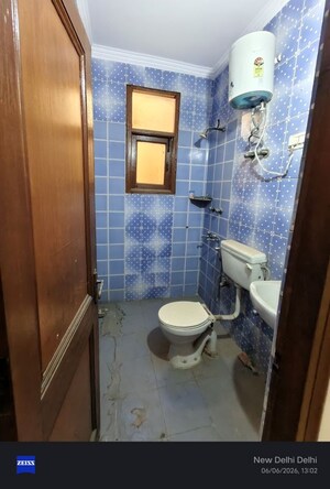 Bathroom in 2 BHK Builder Floor at Govindpuri – for Rent