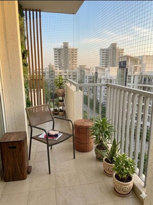 Balcony in 3 BHK Apartment at Emaar MGF Garden Terraces, Sector 66 – for Rent
