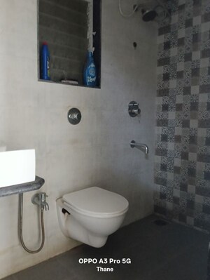 Bathroom in 1 BHK Apartment at Vihang Valley Phase 3, Kasarvadavali – for Rent