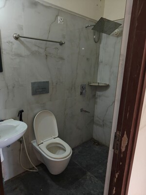 Bathroom in 1 BHK Apartment at Ruparel Elara, Kandivali West – for Rent
