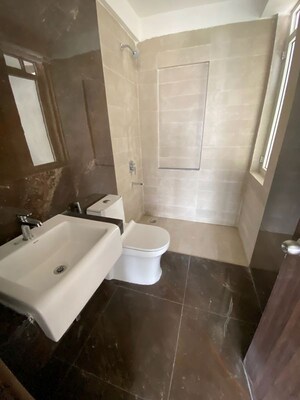 Bathroom in 3 BHK Apartment at Indiabulls One Indiabulls, Pokhran Road No Two – for Rent