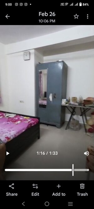 Bedroom in 2 BHK Apartment at Akashganga Complex Kavesar, Kavesar – for Sale