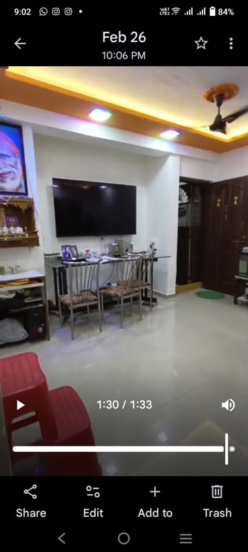 2 BHK + Servant Room,Store Room 700 Sq.Ft. Apartment in Akashganga Complex Kavesar