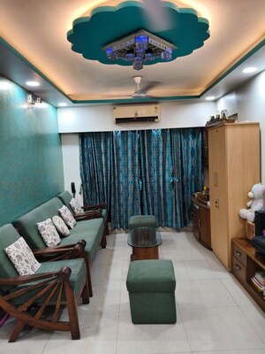 Living Room in 2 BHK Apartment at Amrut CHS Powai, Powai – for Rent