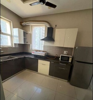 Kitchen in 2 BHK Apartment at Highland Park Chandigarh, Bhabat – for Rent
