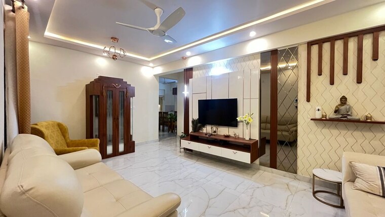 Living Room, nagarjuna-green-ridge 3 Bedroom 1700 Sq.Ft. Apartment In Hsr Layout Bangalore 10428954