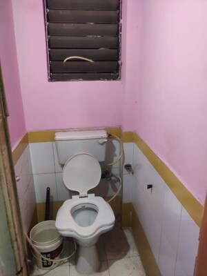 Bathroom in 1 BHK Apartment at Fam CHS, Kopar Khairane – for Rent
