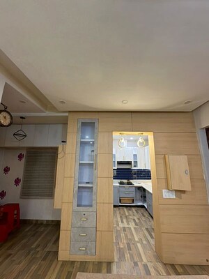 Kitchen in 2 BHK Apartment at Bana Enclave, Shipra Suncity – for Rent