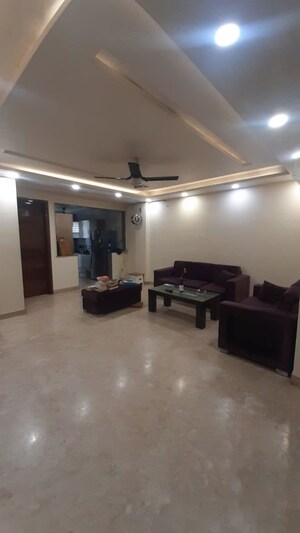 Living Room in 1 RK Builder Floor at Rajouri Garden – for Rent