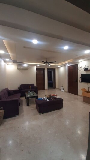 Living Room in 1 RK Builder Floor at Rajouri Garden – for Rent