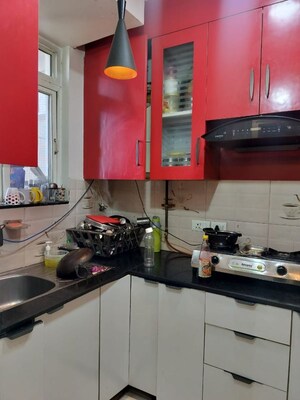 Kitchen in 2 BHK Apartment at Stellar Mi Citihomes, Omicron Iii Greater Noida – for Rent