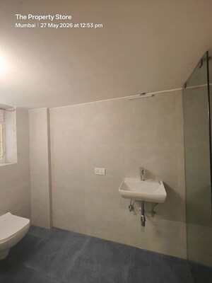 Bathroom in 3 BHK Apartment at Marble Arch Bandra, Bandra West – for Rent