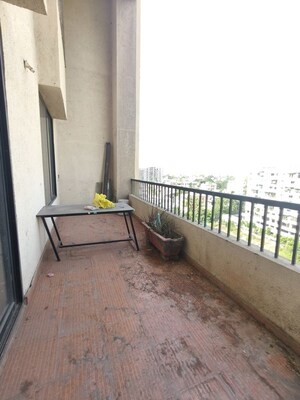 Balcony in 3 BHK Apartment at Kolte Patil Margosa Heights, Mohammadwadi – for Rent