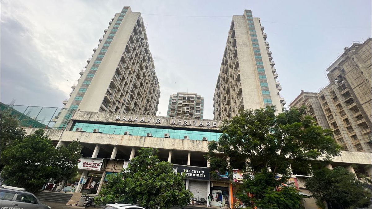 2 BHK + Extra Room 1200 Sq.Ft. Apartment in Mahaavir Heritage