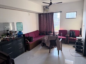 Living Room in 2 BHK Apartment at Sheth Zuri, Laxmi Nagar – for Rent
