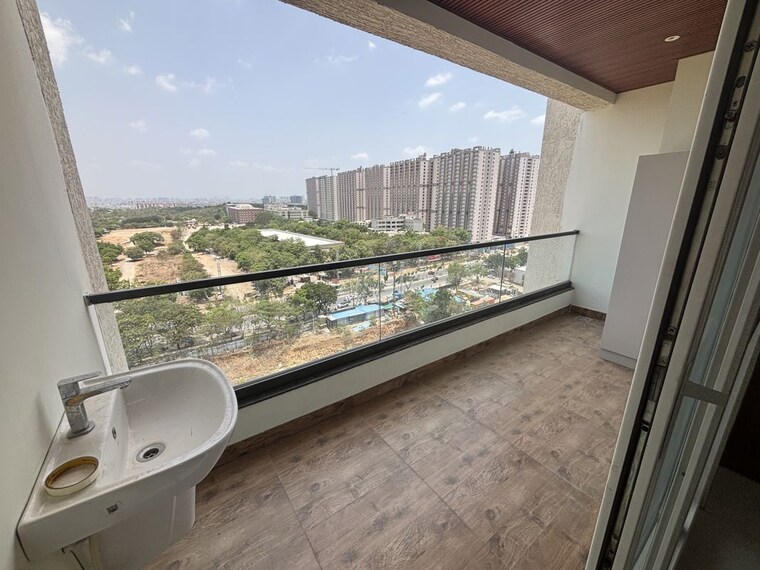 Balcony, makuta-my-space-2 3 Bedroom 2080 Sq.Ft. Apartment In Bachupally Hyderabad 10429271