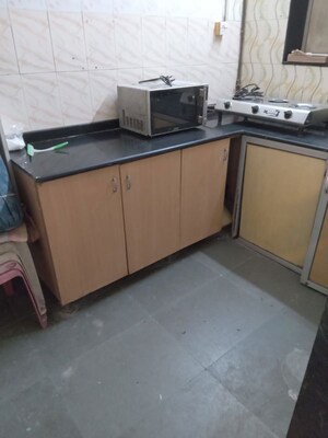 Kitchen in 1 BHK Apartment at Nav Sahyog CHS, Mahim – for Rent
