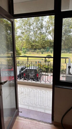 Balcony in 3.5 BHK Apartment at Purvanchal Royal City, Chi V Greater Noida – for Rent