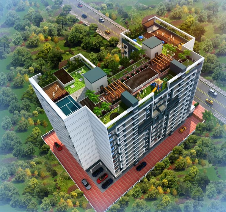 Exterior View, achalare-shreephal 3 Bedroom 942 Sq.Ft. Apartment In Baner Pune 10429419