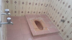 Bathroom in 1 BHK Independent House at Rt Nagar – for Rent