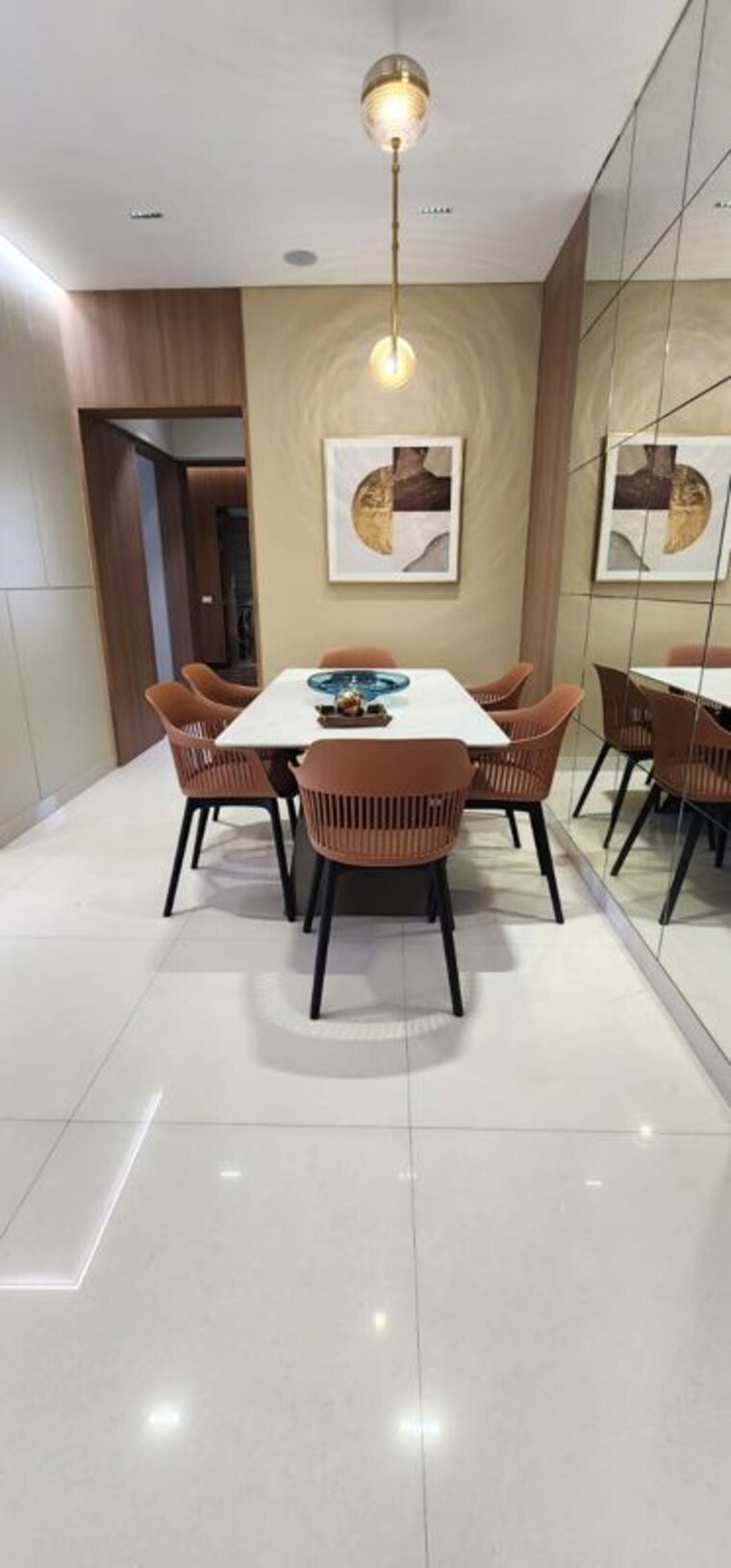 Dining area, vilas-javdekar-palladio-la-viento 3 Bedroom 940 Sq.Ft. Apartment In Mahalunge Pune 10429460