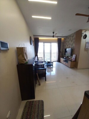 Living Room in 2.5 BHK Apartment at Vijay Orovia, Ghodbunder Road – for Rent