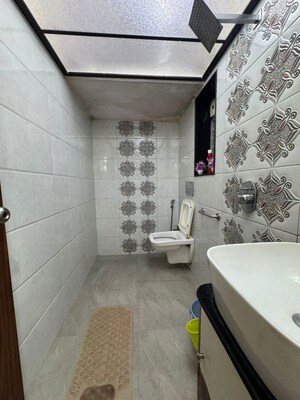 Bathroom in 3 BHK Apartment at Chembur – for Rent