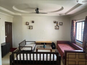 Bedroom in 2 BHK Apartment at Pimple Saudagar – for Rent