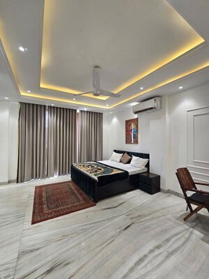 Living Room in 3 BHK Apartment at Saket – for Rent
