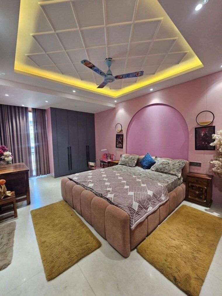 Bedroom, saket 3 Bedroom 1500 Sq.Ft. Apartment In Saket Delhi 10429584