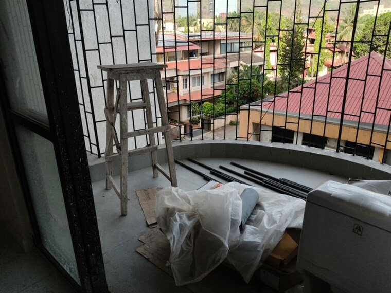 Balcony, army-welfare-chs 3.5 Bedroom 1280 Sq.Ft. Apartment In Nerul Navi Mumbai 10429583