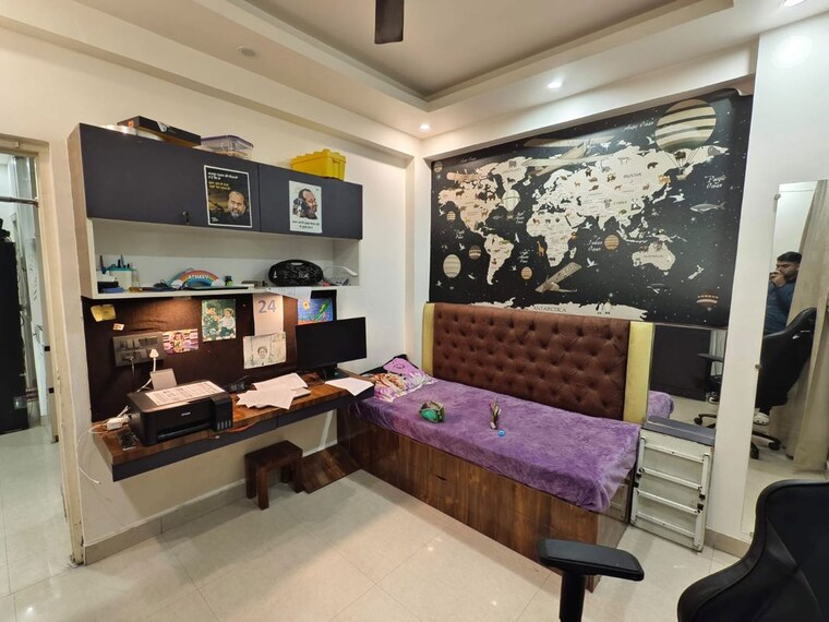 Bedroom, capable-the-emporia 3 Bedroom 1360 Sq.Ft. Apartment In Raj Nagar Extension Ghaziabad 10429652