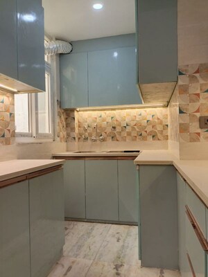 Kitchen in 1 BHK Builder Floor at Saket – for Rent