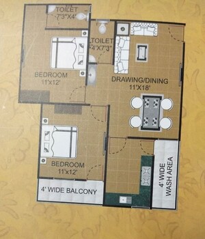 2 BHK Apartment For Sale in Rapadia Village