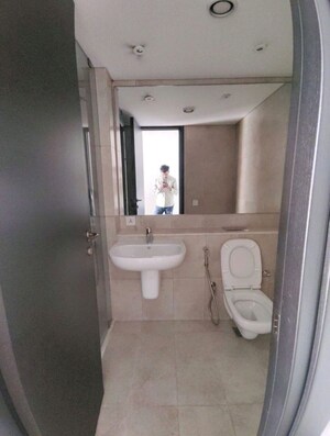 Bathroom in 3.5 BHK Apartment at Panchshil Towers, Kharadi – for Rent