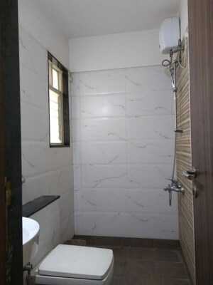 Bathroom in 3 BHK Apartment at Vasudha Parnika, Balewadi – for Rent